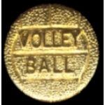 VOLLEYBALL PIN GOLD VOLLEYBALL PIN
